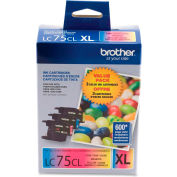 Brother® Ink Cartridges, 600 Page Yield, CYN/YW/MA