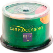 Compucessory CD-R Discs, 72250, 52x, 700MB/80Min, Branded, Spindle, 50/Pk