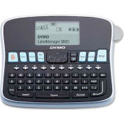 Dymo® Label Maker, 1754488, 2 Lines Screen, 3 Fonts, 7-3/4" X 5-7/8" X 2-3/4", Black/Silver