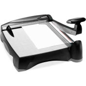 X-ACTO® Plastic Base Laser Guillotine Paper Trimmer, 12" Cutting Length, Black/Gray