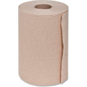 Genuine Joe Hardwound Roll Towel, 2" Core, 350 Ft, 12Rolls/CT, Natural - GJO22200
