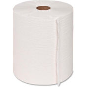 Genuine Joe Hardwound Roll Towel, 1-7/8" Core, 800 Ft, 6/PK, White - GJO22700