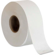 Genuine Joe 2 ply, Embossed Jumbo Roll Bath Tissue, 1000 Ft, 8/CT, White - GJO2506008