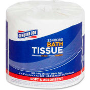 Genuine Joe Standard Bath Tissue Rolls 2 Ply 4" x 4" 400 Sheets/Roll 80 Rolls/Case - GJO2540080