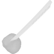Genuine Joe Toilet Bowl Mop, 12" Long Handle, White, 100/Case - GJO85122