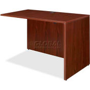 Lorell® Return Shell - 35"W x 24"D x 29-1/2"H, Mahogany - Essentials Series