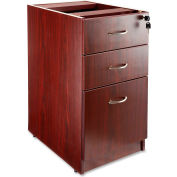 Lorell® Pedestal - 16"W x 22"D x 28-1/4"H - Mahogany - Essentials Series