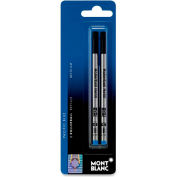MontBlanc® Rollerball Pen Refill - For Classique and Starwalker, Blue Ink, Medium Tip, 2/Pack