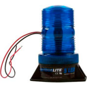 Meteorlite™ 5 High-Profile Strobe Light SY361005-B-LED - 12-80 Volts - Permanent Mount - Blue
