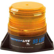Meteorlite™ 55 Low-Profile Strobe Light - 12-80V - Permanent Mount - Amber - SY361005L-A-LED