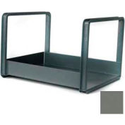 Stackbin® Double Stackrack For 5-1/2"W x 12"D x 4-1/2"H Steel Bins, Gray