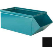 Stackbin® 9"W x 18-3/4"D x 7-1/2"H Steel Hopper Front Container, Black