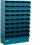 Quantum Storage Systems 18 Deep x 42 Wide x 75 High, Steel Open Hopper  Storage Unit