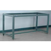 Stackbin 4-41000-BL Fixed Height Box Tube Workbench Frame, 40"W X 27"D X 30-1/4"H, Blue