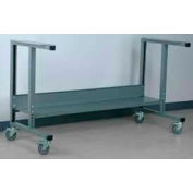Stackbin 4-42012-BL Ergonomic Mobile Frame, 41"W X 27"D X 35-40"H, Blue