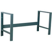 Stackbin 4-53500-GY 3500 Series Fixed Height Bench Frame, 53"W X 27"D X 32-1/4"H, Gray