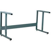 Stackbin 4-62011-BL Ergonomic Adjustable Height Frame, 64"W X 27"D X 30-40"H, Blue