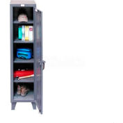 Strong Hold® Locker 1.65.6-184 - Single Tier 18 x 18 x 72, 4 Adjustable Shelves