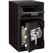 SentrySafe Front Loading Depository Safe DH-109E - 14"W x 15-5/8"D x 24"H, Black