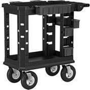 Suncast Plastic Utility Cart Heavy Duty Plus Pneumatic,19x37-PUCPN1937