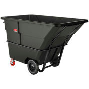 Suncast® Heavy Duty Plastic Tilt Truck, 2 Cu. Yd. Cap, 2300 Lbs. Cap, Black