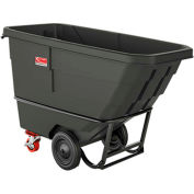 Suncast® Standard Duty Plastic Tilt Truck, 3/4 Cu. Yd. Cap, 1400 Lbs. Cap, Black