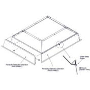 SunStar Parabolic Reflector Extension - 41690121 For 30,000 to 40,000 BTU Ceramic Heaters
