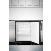 Summit AL752BBI ADA Comp Built in Undercounter Refrigerator 5.5 Cu. Ft. Black
