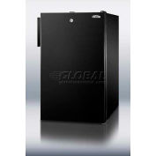 Summit CM421BL Counter Height Refrigerator-Freezer 4.1 Cu. Ft. Black
