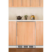 Summit CT66JBIFRADA ADA Comp Built In Undercounter Refrigerator-Freezer 5.1 Cu. Ft. White