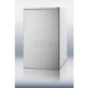 Summit FF511LBISSHHADA ADA Comp Built in Undercounter Refrigerator 4.1 Cu. Ft. White/Stainless Steel