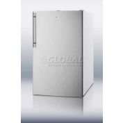 Summit FF511LBISSHVADA ADA Comp Built in Undercounter Refrigerator 4.1 Cu. Ft. White/Stainless Steel