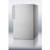 Summit FF511LCSSADA ADA Comp Built in Undercounter Refrigerator 4.1 Cu. Ft. Stainless Steel