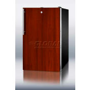Summit FF521BLBIIFADA ADA Comp Built In Undercounter All Refrigerator 4.1 Cu. Ft. Black