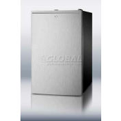 Summit FF521BLBISSHHADA ADA Comp Built in Undercounter Refrigerator 4.1 Cu. Ft. Blk/Stainless Steel