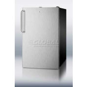 Summit FF521BLBISSTBADA ADA Comp Built in Undercounter Refrigerator 4.1 Cu. Ft. Black