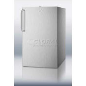 Summit FF521BLCSSADA ADA Comp Built in Undercounter Refrigerator 4.1 Cu. Ft. Stainless Steel