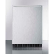 Summit FF64BXCSSHH Undercounter Built In-Freestanding Refrigerator 4.6 Cu. Ft. Stainless Steel