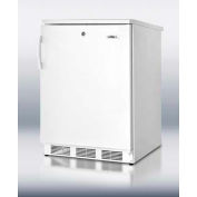 Summit FF6L Freestanding Counter Height All Refrigerator 5.5 Cu. Ft. White