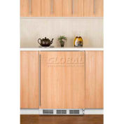 Summit FF7BIIF Built In Undercounter All Refrigerator 5.5 Cu. Ft. White