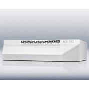 Summit-Range Hood, 20"W Convertible For Ducted Or Ductless Use, White