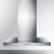 Summit SEIH1536CV3 - Island Range Hood, Stainless Steel, 23-5/8" x 35-3/8" x 32"