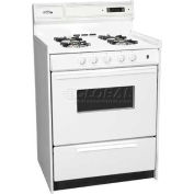 Summit WNM6307KW - Deluxe Gas Range, Slim 24"W, Electronic Ignition, Window