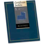 Southworth® Certificate Jackets, 9-1/2" x 12", Navy Blue, 5/Pack