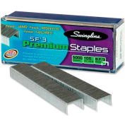 Swingline® S.F.® 3 Premium Staples, 1/4" Leg Length, 105 Per Strip, 5000/Box