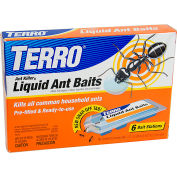 TERRO® Prefilled Liquid Ant Killer II Baits, 6 Pack - T300