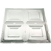 Great Lakes Tin Syracuse 2' X 2' Lay-in Tin Ceiling Tile in Unfinished - Y50-03