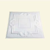 Great Lakes Tin Niagara 2' X 2' Lay-in Tin Ceiling Tile in Matte White - Y54-01