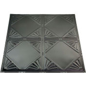 Great Lakes Tin Erie 2' X 2' Lay-in Tin Ceiling Tile in Argento - Y56-07