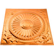 Great Lakes Tin Toronto 2' X 2' Nail-up Tin Ceiling Tile in Copper - T59-08